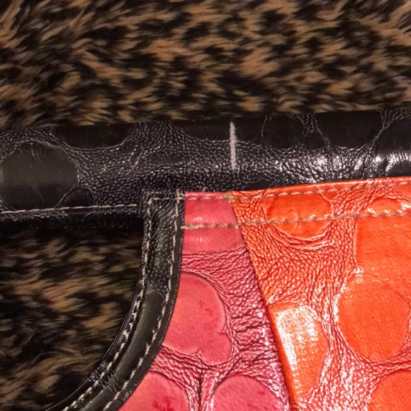 Akira Multicolor Large Thin Clutch - Picture 7 of 7